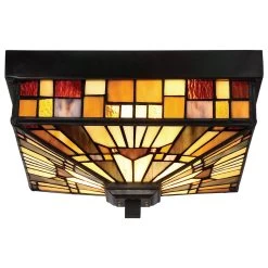 Plafonnier D'extérieur Tiffany Inglenoook -Lumière D'intérieur luminaire anglais classique 22100266 3R