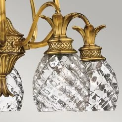 Lustre Ananas 5 Lumières Doré Plantation -Lumière D'intérieur luminaire anglais classique 22100279 3R