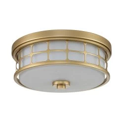 Plafonnier De Salle De Bain Art Deco Doré Et Opale Guardian -Lumière D'intérieur luminaire anglais classique 22100286 4R