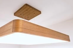 WoodLED Suspension Carrée En Chêne 120cm -Lumière D'intérieur luminaire bois LED 19070325 2R