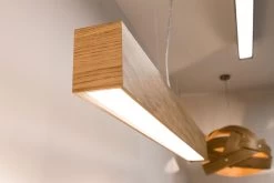WoodLED Linus Suspension En Chêne 110cm -Lumière D'intérieur luminaire bois LED 19070384 3R