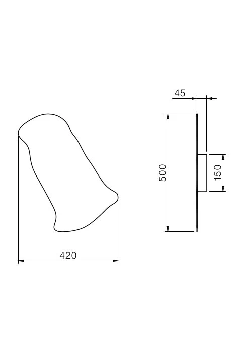 Yaya 2 Applique Minimaliste En Métal Blanc 3 Yaya 2 Applique Minimaliste En Métal Blanc – Image 3