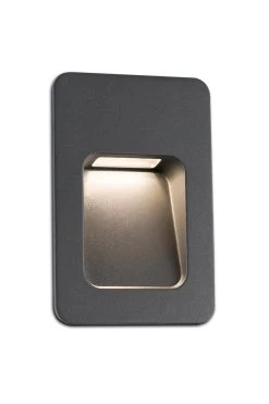 Nase Balise D'extérieur Rectangulaire Encastrée Gris Anthracite -Lumière D'intérieur luminaire design 19070644 3R