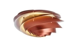Le Klint Swirl Plafonnier Spirale Cuivre 37cm -Lumière D'intérieur luminaire papier scandinave 20090179 4R