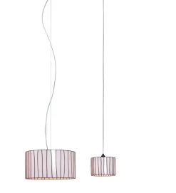 Suspension En Verre Opaque Blanc Curvas -Lumière D'intérieur luminaire tissu bois verre 16060522 4R