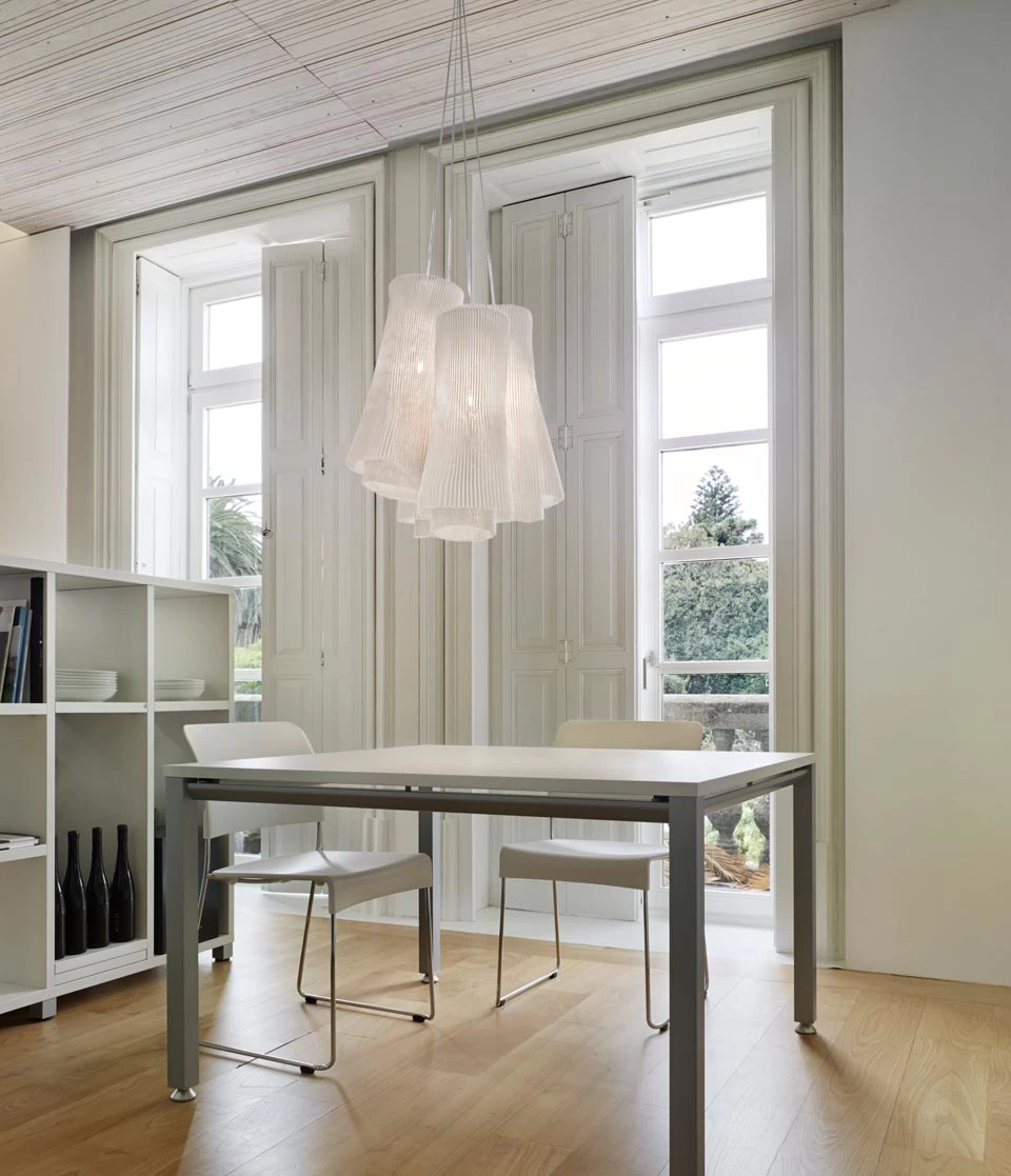 Tempo Andante Suspension Blanche évasée 2 Tempo Andante Suspension Blanche évasée – Image 2