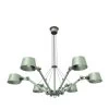 Lustre 6 Branches Style Insdustriel En Acier Massif Bolt