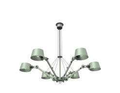 Lustre 6 Branches Style Insdustriel En Acier Massif Bolt