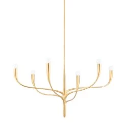 Lustre Doré Contemporain 6 Lumières Labra