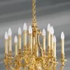 Lustre En Bronze Louis XV Douze Lumières