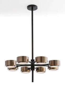Lustre En Bronze 8 Lumières Jalen