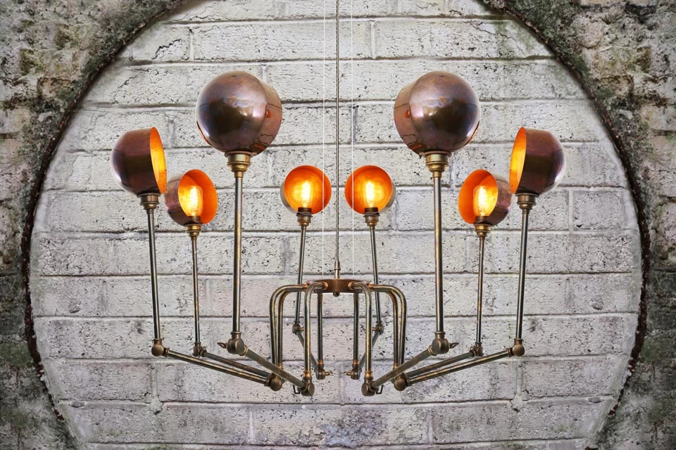 Lustre San Jose En Laiton Antique 1 Lustre San Jose En Laiton Antique