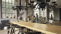 Palladiano Lustre En Cristal De Venise Noir Opaque 18 Lumières -Lumière D'intérieur lustre venise murano excellence 21070140 2R