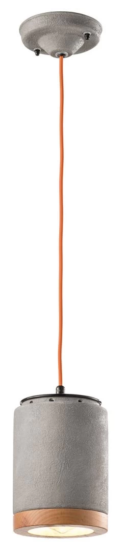 Mateca Suspension En Béton Brut Gris