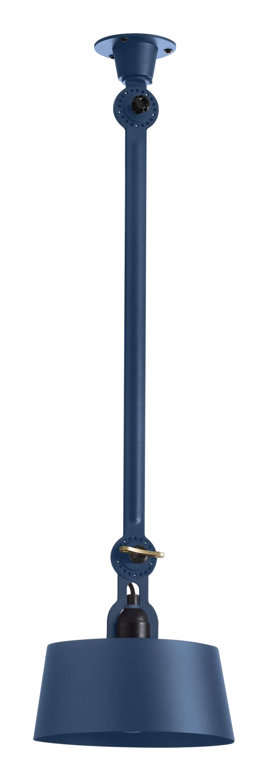 Plafonnier Bleu à Bras Orientable Bolt Style Industriel En Acier Massif