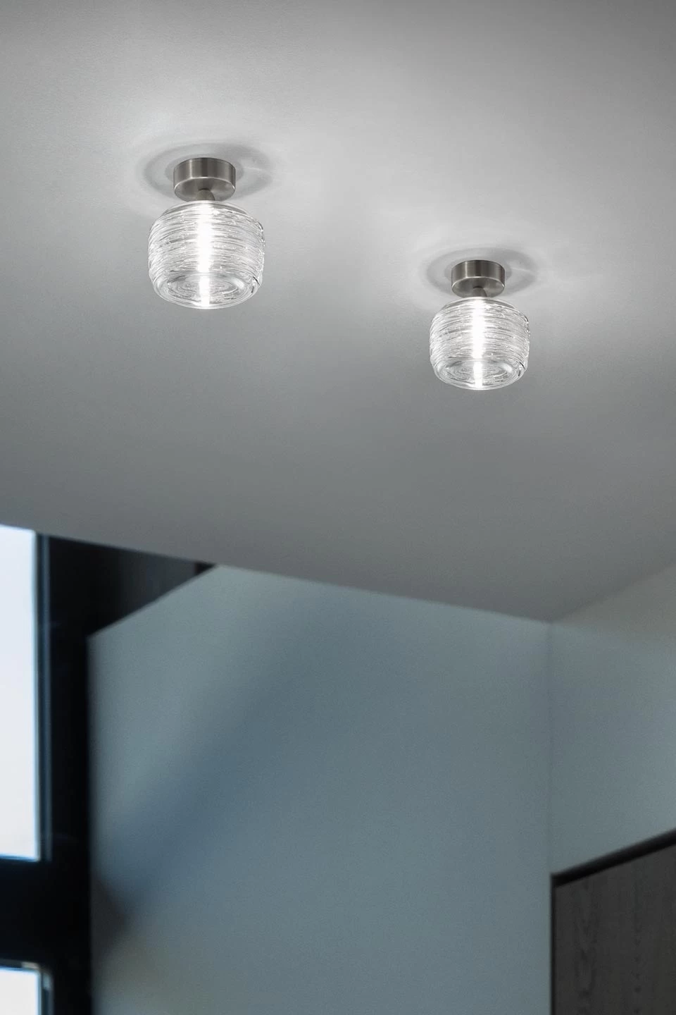 Plafonnier Damasco En Verre Transparent 1 Plafonnier Damasco En Verre Transparent