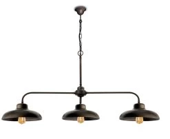 Samoa Suspension 3 Lumières En Laiton Bruni