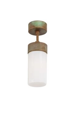 Silindar Plafonnier D'extérieur Cylindrique En Verre Opale