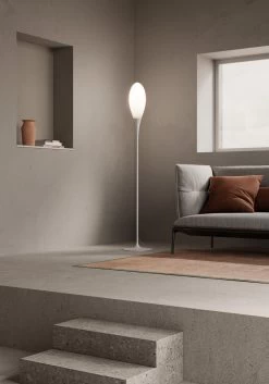 Spillo Lampadaire Goutte Blanc
