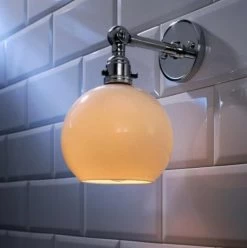 Stiffkey Bobèche Applique Bronze Chromé