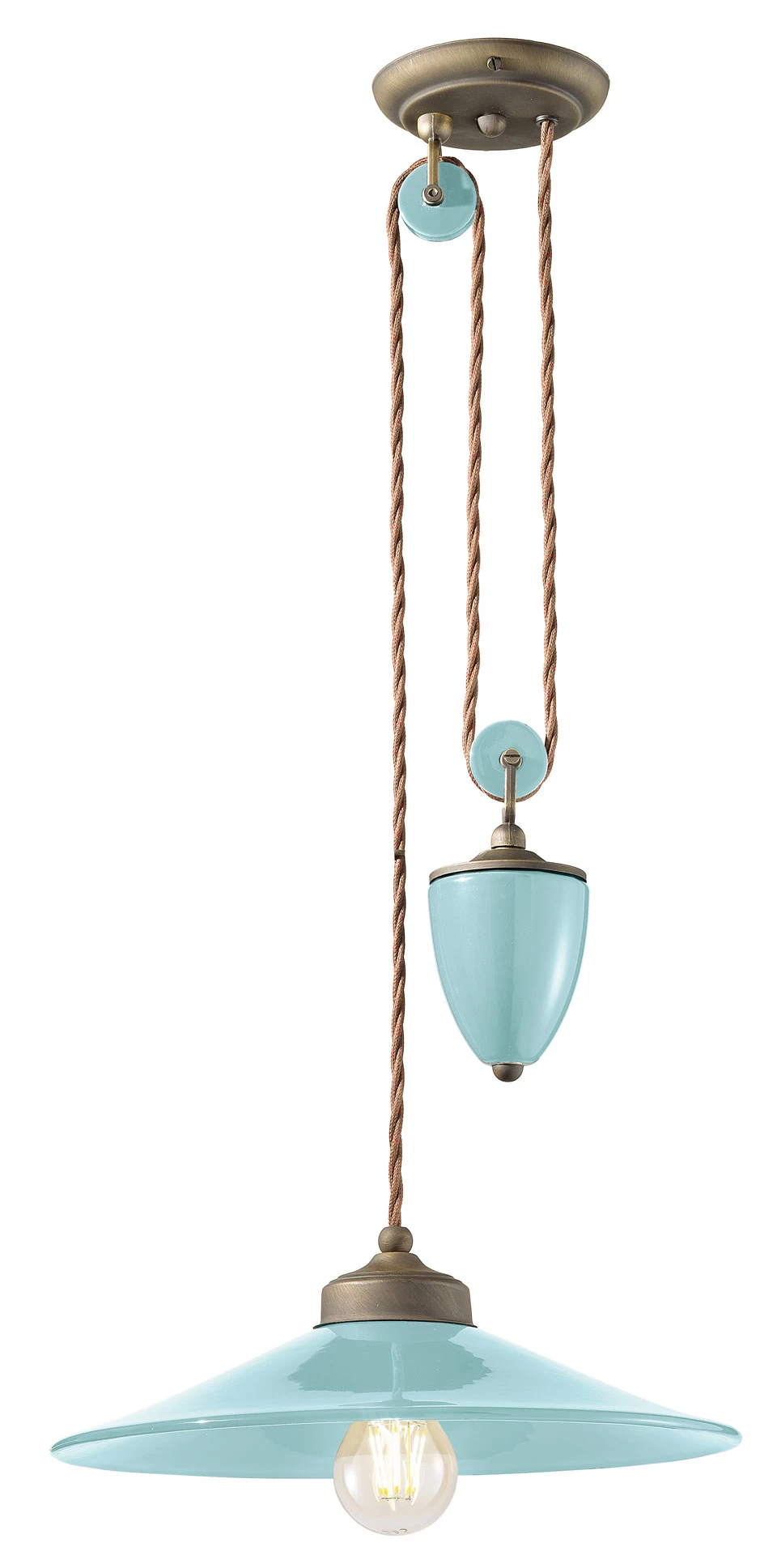 Suspension à Contrepoids Colors Bleue 1 Suspension à Contrepoids Colors Bleue