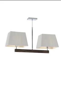 Suspension Double Smooth II En Bois D'ébène