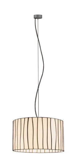 Suspension En Verre Opaque Blanc Curvas