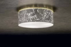 Vita Plafonnier Classique Argenté 40cm